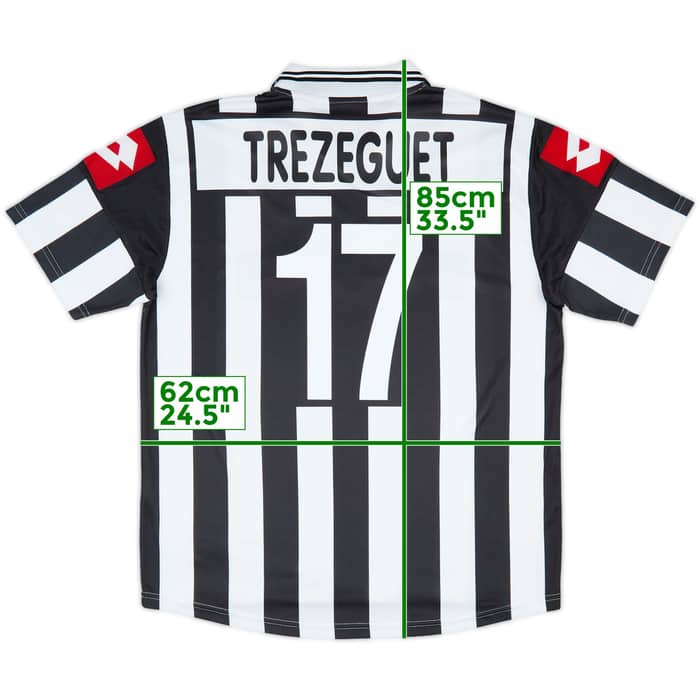 2001-02 Juventus Home Shirt Trezeguet #17 - 7/10 - (XL)