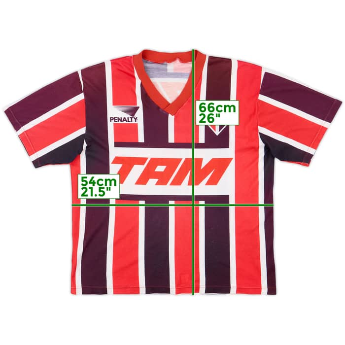 1993-94 Sao Paulo Away Shirt #10 - 8/10 - (M)