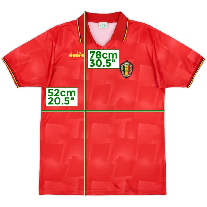 1992-94 Belgium Home Shirt - 6/10 - (L)
