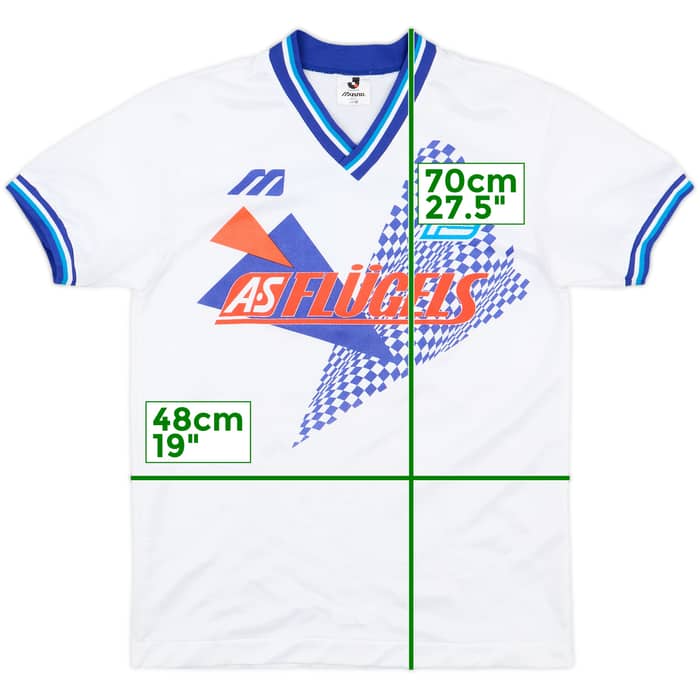 1993-94 Yokohama Flugels Mizuno Training Shirt #7 - 8/10 - (M)