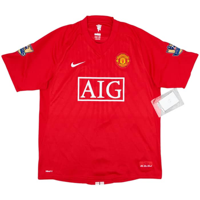 2007-09 Manchester United Home Shirt Ronaldo #7 (L)