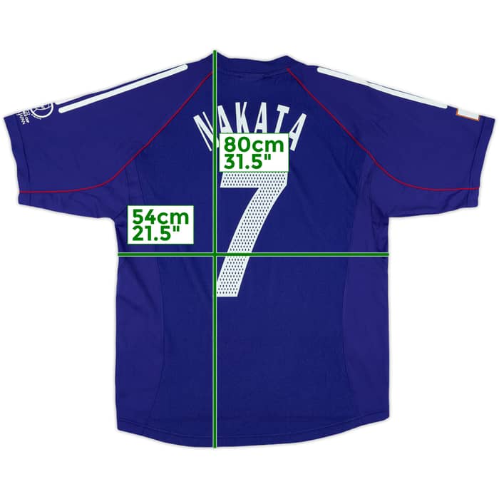 2002-04 Japan Home Shirt Nakata #7 - 10/10 - (L)
