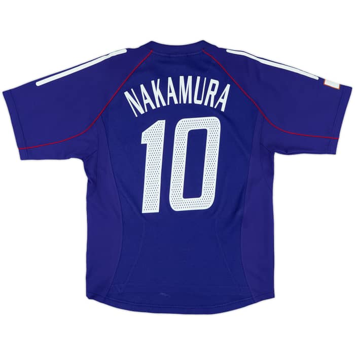 2002-04 Japan Home Shirt Nakamura #10 - 8/10 - (M)