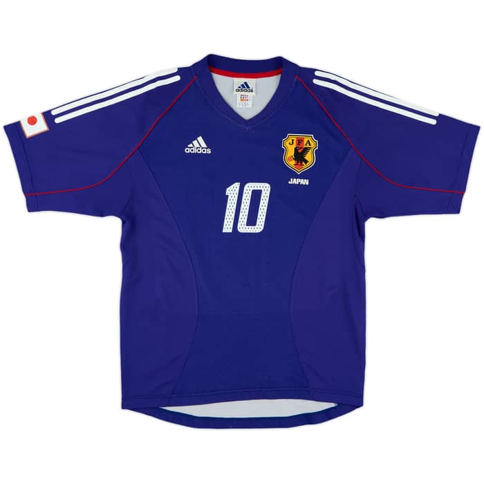 2002-04 Japan Home Shirt Nakamura #10 - 8/10 - (M)