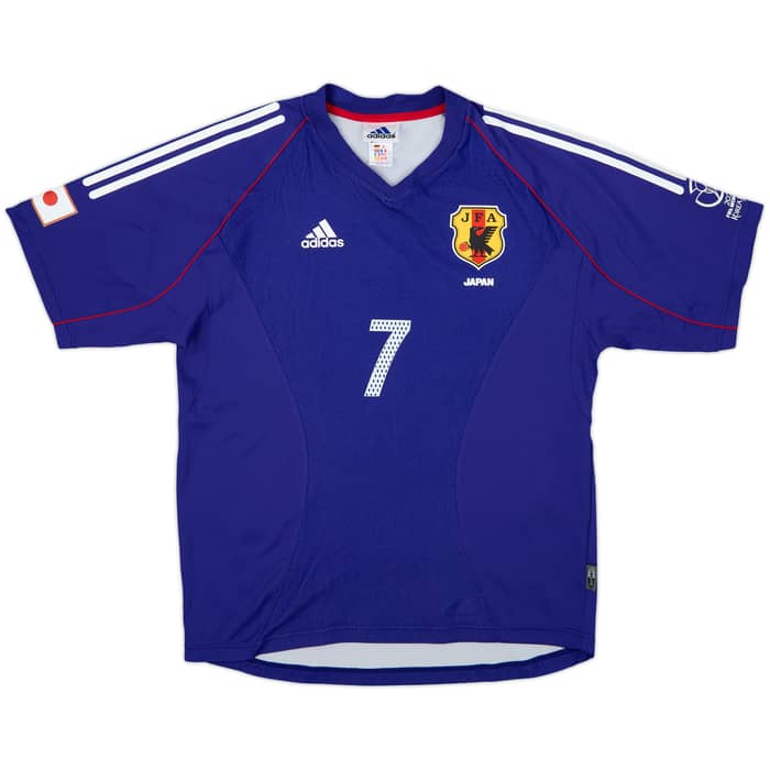 2002-04 Japan Home Shirt Nakata #7 - 9/10 - (M)