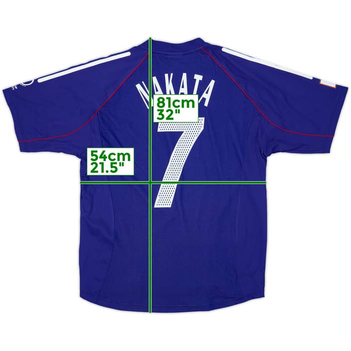 2002-04 Japan Home Shirt Nakata #7 - 9/10 - (M)