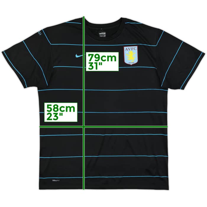 2008-09 Aston Villa Nike Training Shirt - 7/10 - (L)