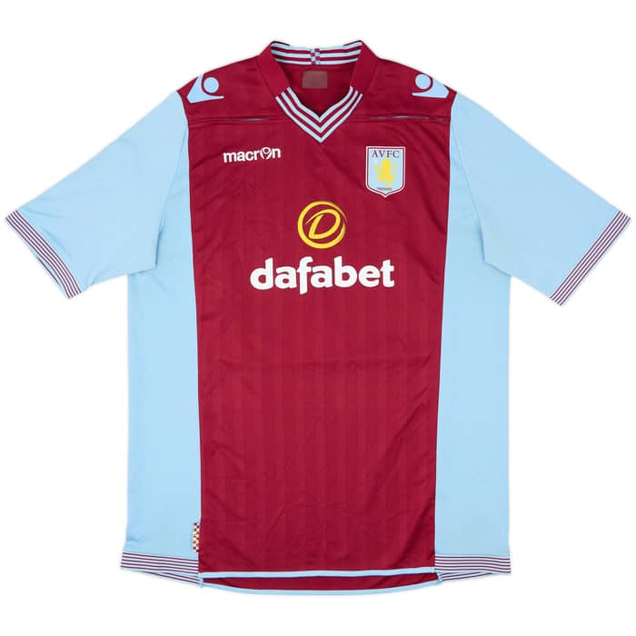 2013-14 Aston Villa Home Shirt Benteke #20 - 7/10 - (XXL)