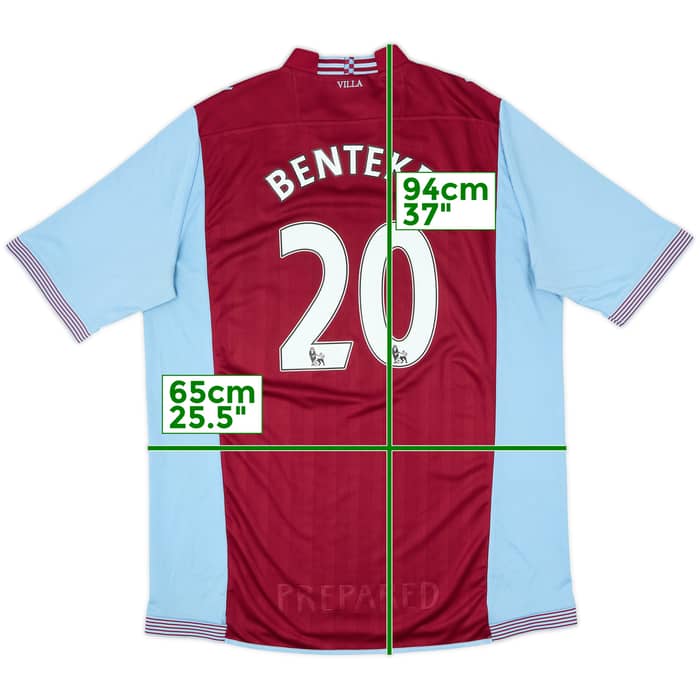 2013-14 Aston Villa Home Shirt Benteke #20 - 7/10 - (XXL)