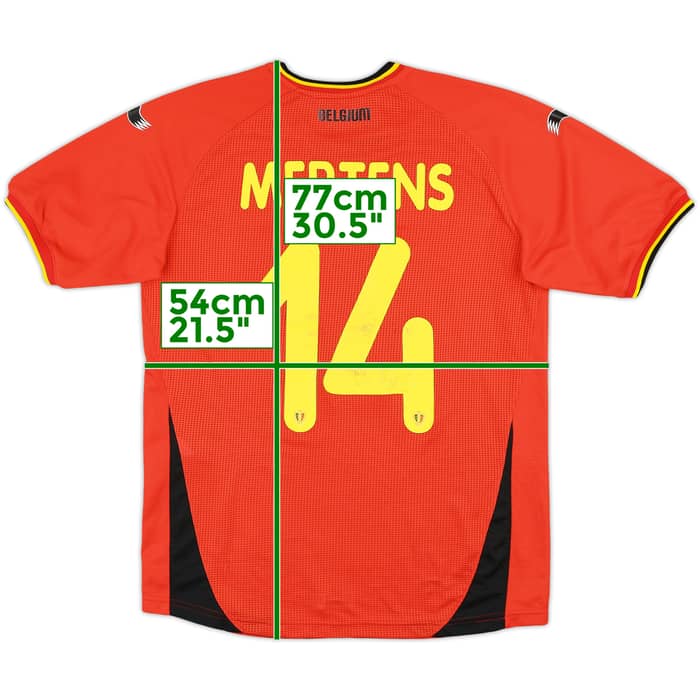 2014-15 Belgium Home Shirt Mertens #14 - 6/10 - (M)
