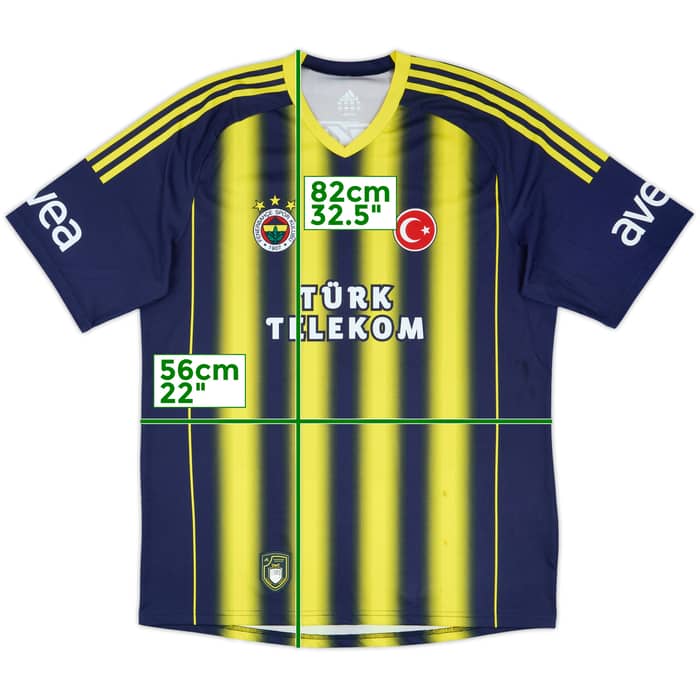 2013-14 Fenerbahce Basic Home Shirt - 6/10 - (XL)