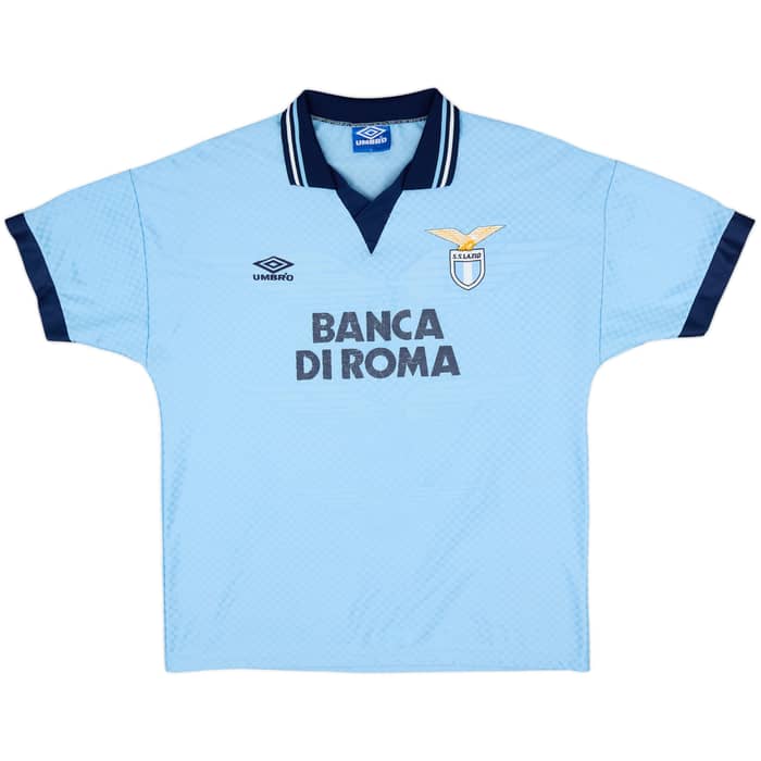 1995-96 Lazio Home Shirt Nesta #13 - 8/10 - (L)