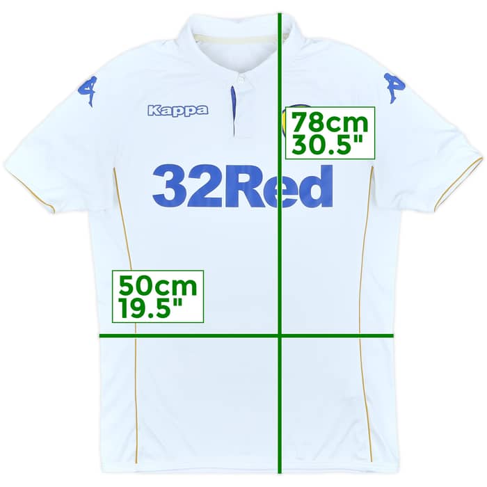 2016-17 Leeds United Home Shirt - 6/10 - (M)