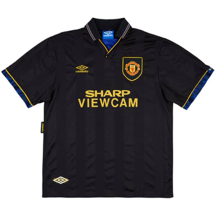 1993-95 Manchester United Away Shirt Cantona #7 - 10/10 - (L)