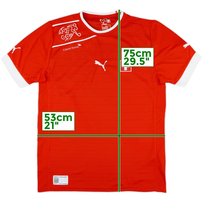2012-13 Switzerland Home Shirt - 10/10 - (L)
