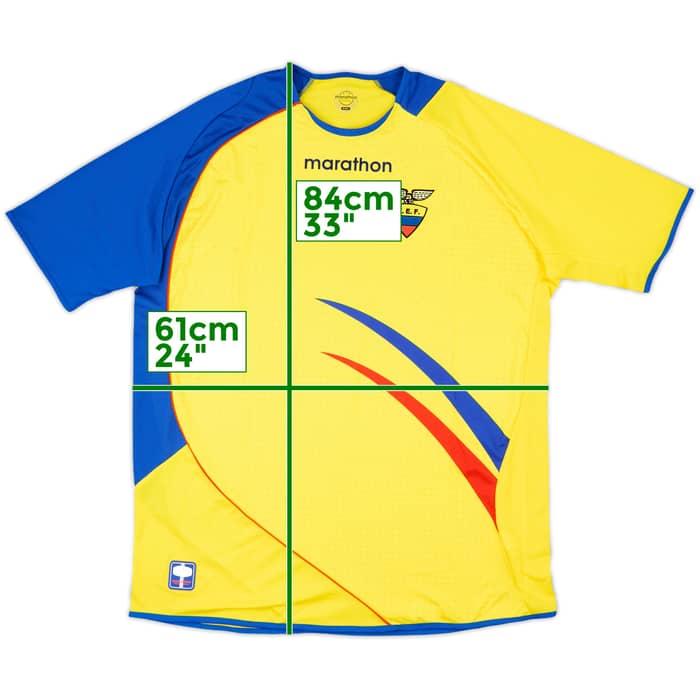 2006-07 Ecuador Home Shirt - 10/10 - (XXL)