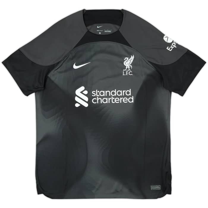 2022-23 Liverpool GK S/S Shirt A.Becker #1 - 10/10 - (L)