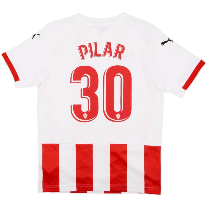 2020-21 Almeria Home Shirt Pilar #30 - 8/10 - (S)