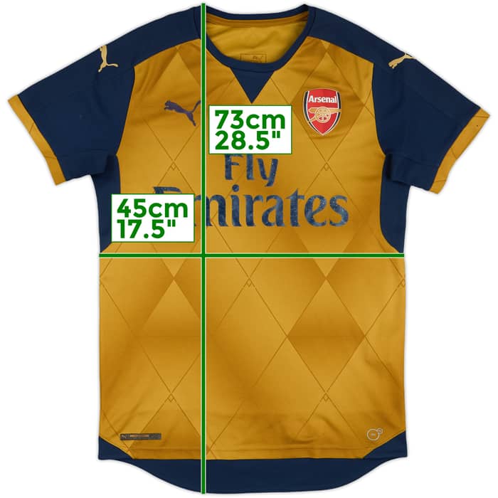 2015-16 Arsenal Away Shirt - 5/10 - (S)