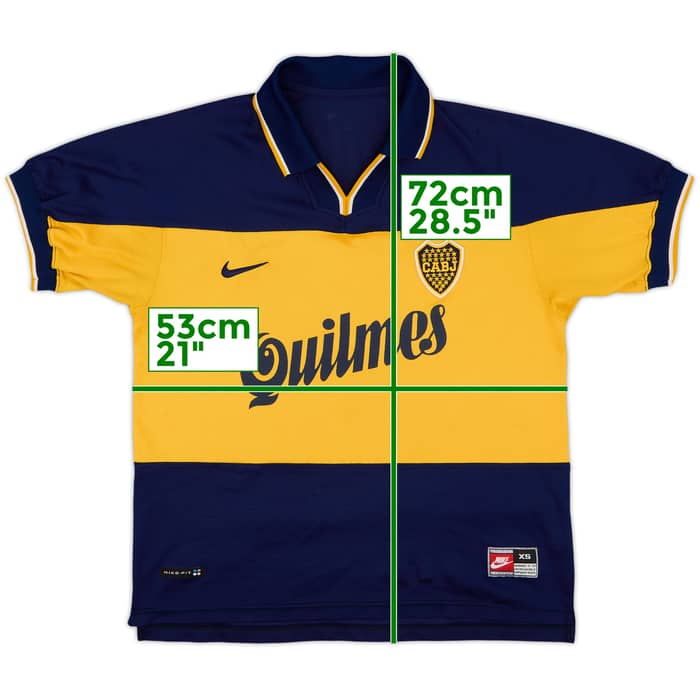 1998-00 Boca Juniors Home Shirt - 8/10 - (XS)