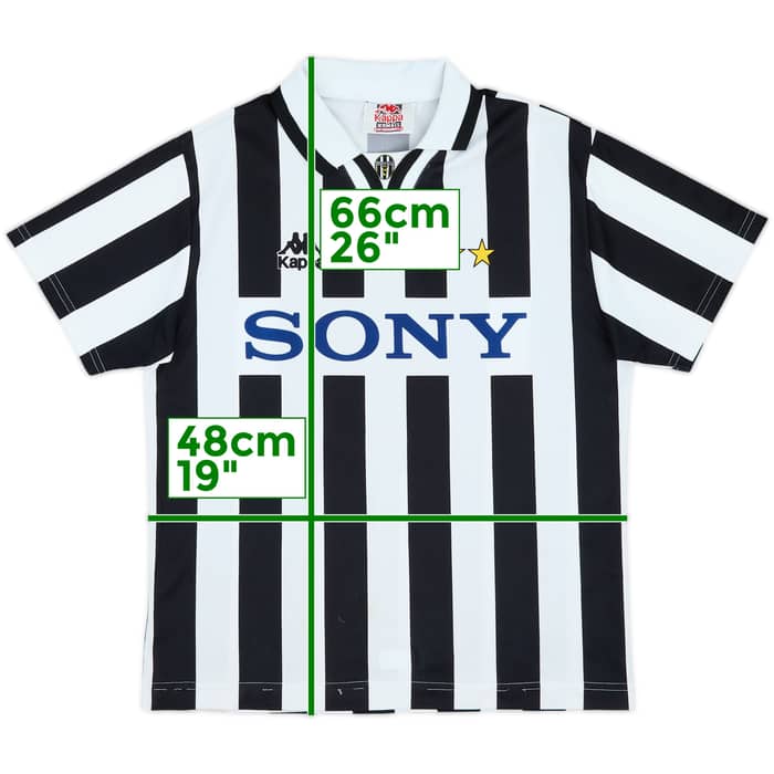 1995-96 Juventus Basic Home Shirt - 7/10 - (XS)