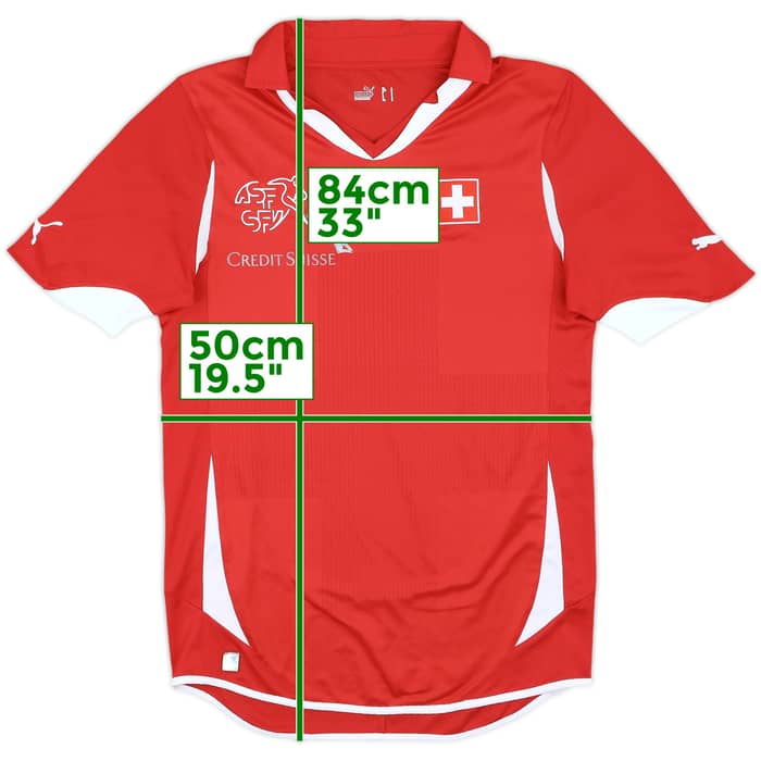 2010-11 Switzerland Home Shirt - 6/10 - (S)