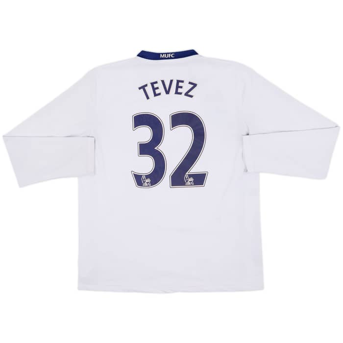 2008-10 Manchester United Away L/S Shirt Tevez #32 - 4/10 - (M)