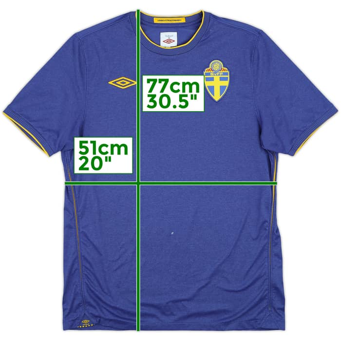 2010-11 Sweden Away Shirt - 8/10 - (M)