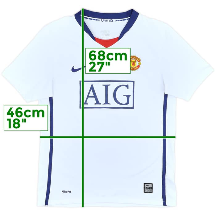 2008-10 Manchester United Away Shirt - 10/10 - (L.Boys)