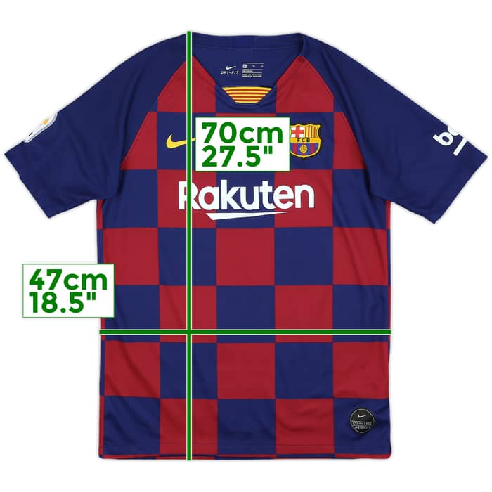 2019-20 Barcelona Home Shirt - 10/10 - (XL.Boys)