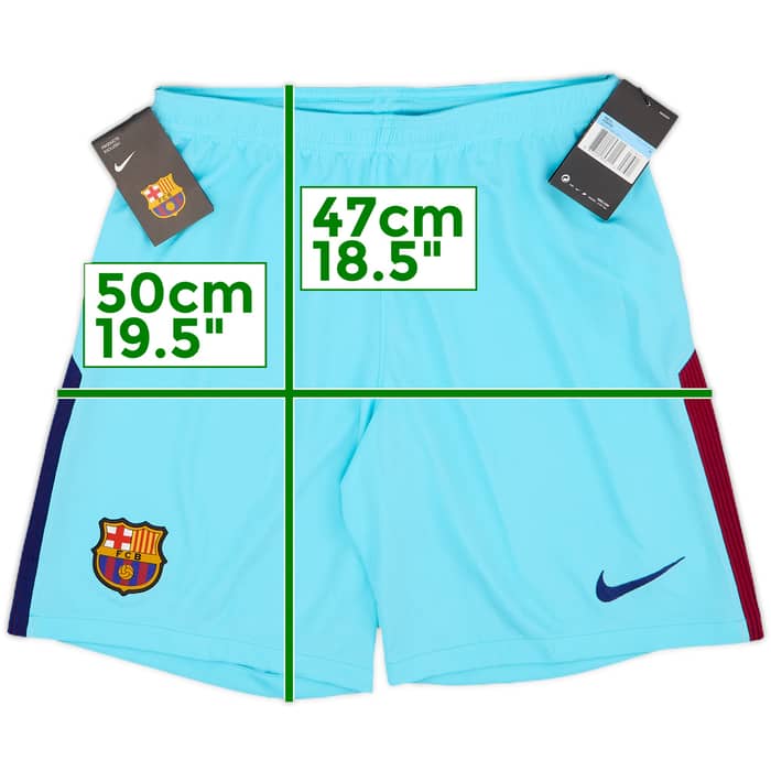 2017-18 Barcelona Away Shorts (M)