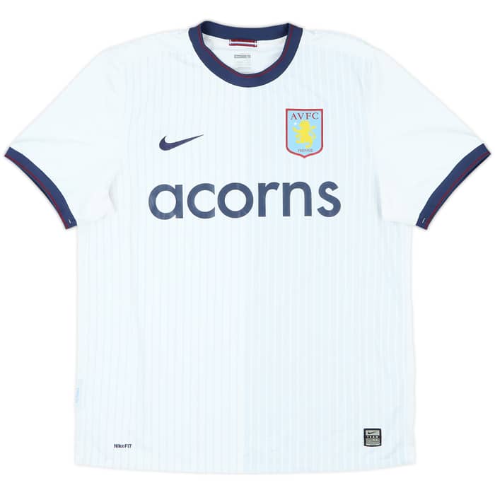 2009-10 Aston Villa Away Shirt Carew #10 - 10/10 - (L)