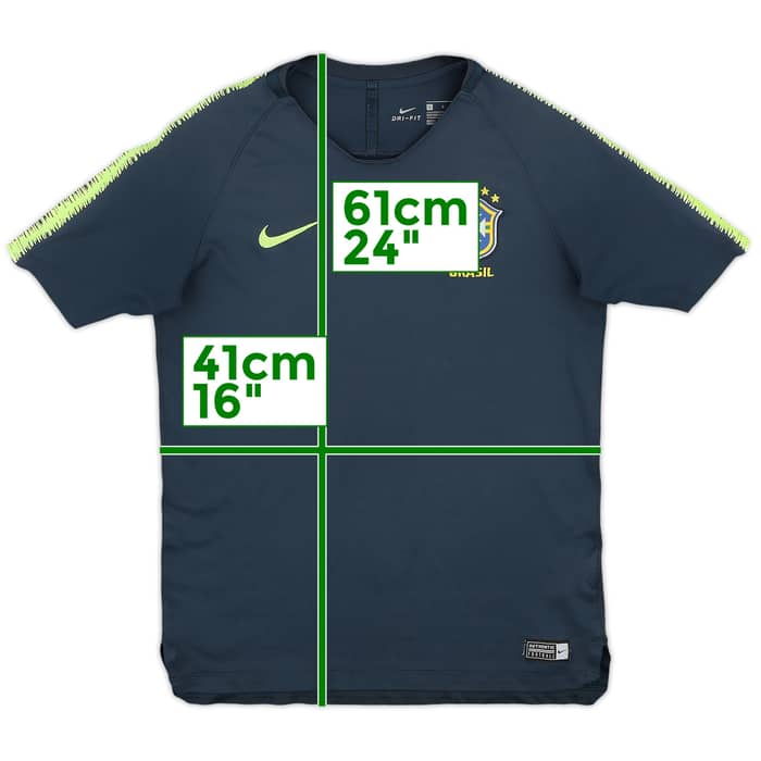 2018-19 Brazil Nike Training Shirt - 7/10 - (L.Boys)