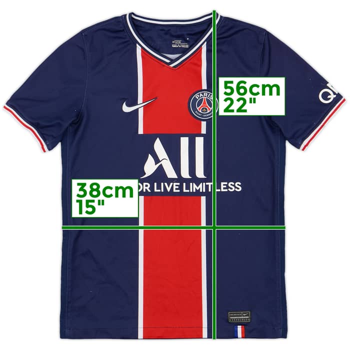 2020-21 Paris Saint-Germain Home Shirt - 8/10 - (M.Boys)