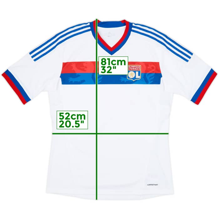 2011-12 Lyon Authentic Home Shirt - 5/10 - (XL)
