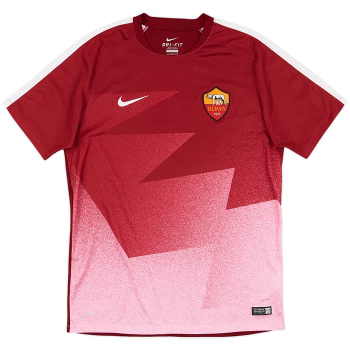 2015-16 Roma Nike Training Shirt - 8/10 - (L)