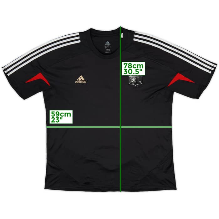 2012-13 Lyon adidas Training Shirt - 9/10 - (XXL)
