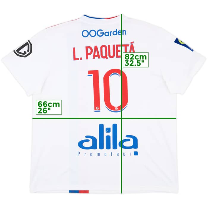 2021-22 Lyon Home Shirt L.Paqueta #10 - 8/10 - (XXL)