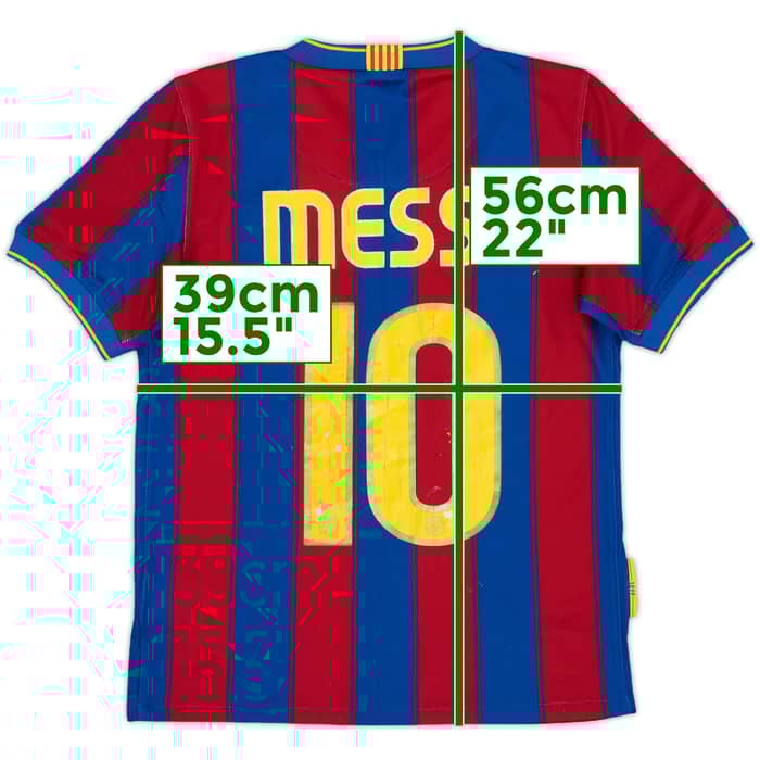 2009-10 Barcelona Home Shirt Messi #10 - 5/10 - (S.Boys)