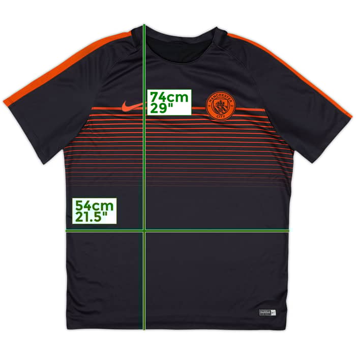 2016-17 Manchester City Nike Training Shirt - 8/10 - (XL)