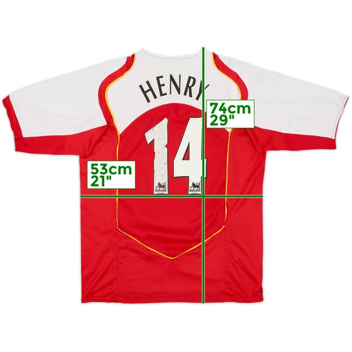 2004-05 Arsenal Home Shirt Henry #14 - 5/10 - (M)