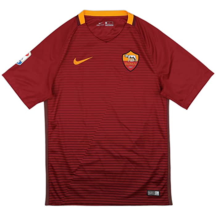 2016-17 Roma Home Shirt Dzeko #9 - 9/10 - (S)