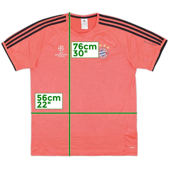 2015-16 Bayern Munich adidas CL Training Shirt - 8/10 - (L)