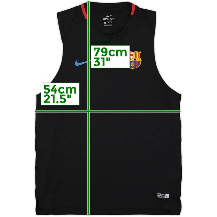 2017-18 Barcelona Nike Training Vest - 8/10 - (XL)