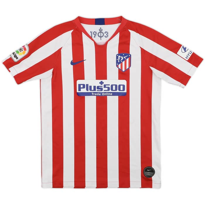 2019-20 Atletico Madrid Home Shirt - 7/10 - (L.Boys)