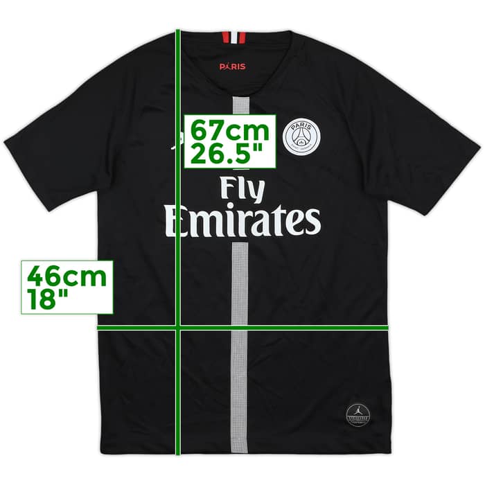 2018-19 Paris Saint-Germain Third/Home Shirt - 8/10 - (XL.Boys)