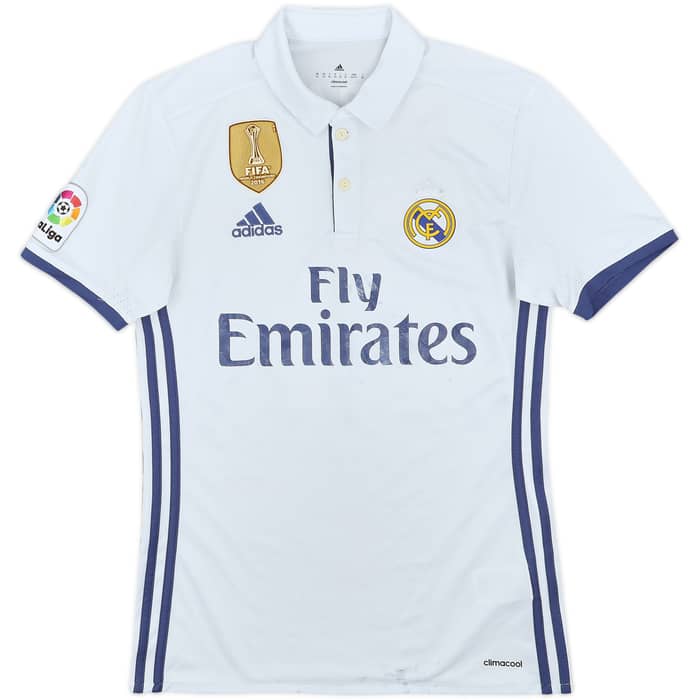 2016-17 Real Madrid Home Shirt Morata #21 - 4/10 - (XS)