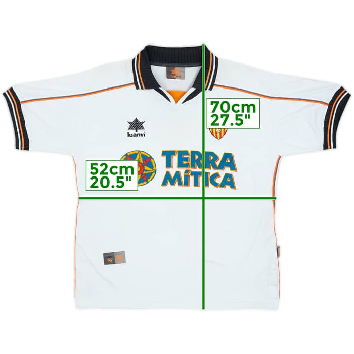 1999-00 Valencia Home Shirt - 6/10 - (S)