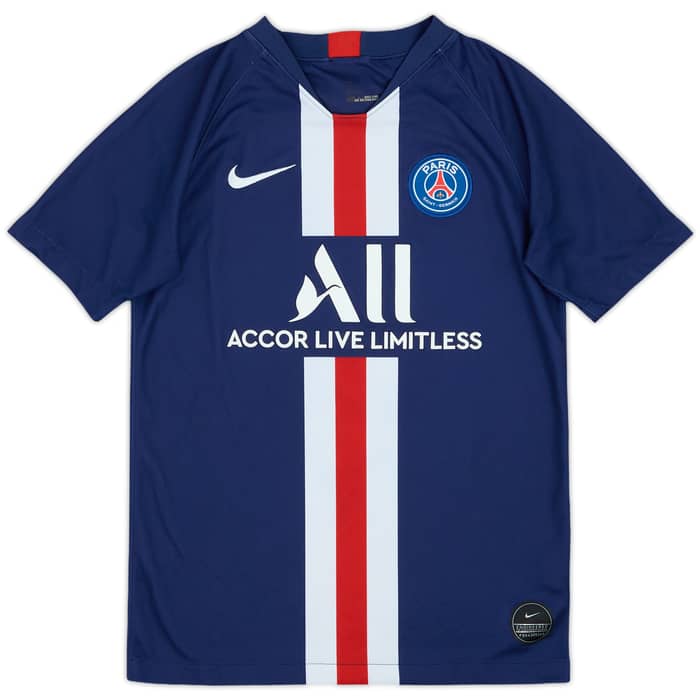 2019-20 Paris Saint-Germain Home Shirt - 8/10 - (L.Boys)