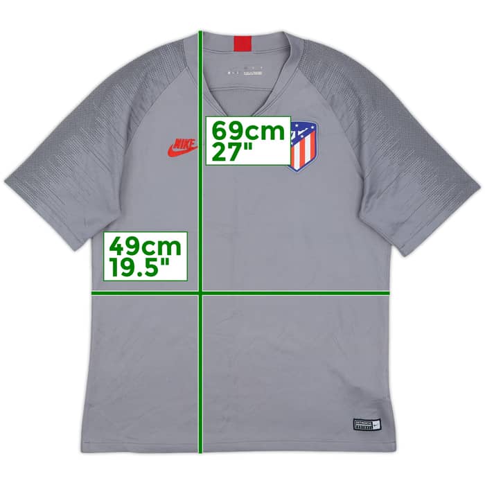2019-20 Atletico Madrid Nike Training Shirt - 8/10 - (L)